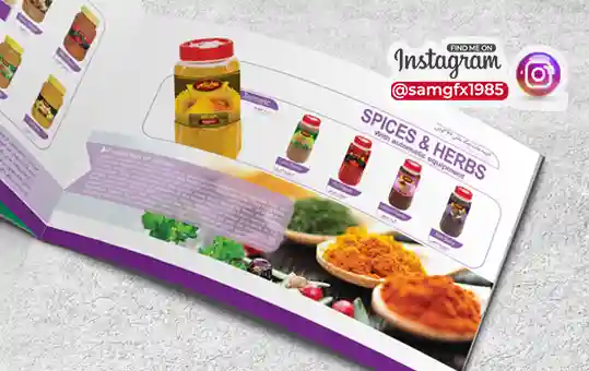 طراحی صفحه داخلی کاتالوگ