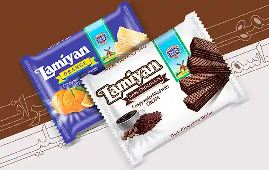 طراحی سلفون بیسکویت و پتی بور