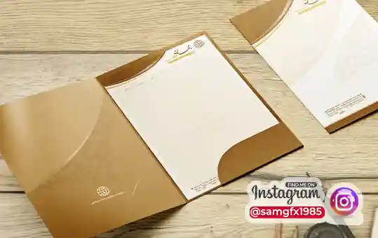 طراحی فولدر و پوشه اداری