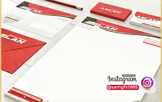 طراحی ست اداری شرکت تجاری