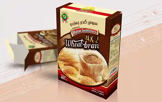 طراحی جعبه سبوس گندم